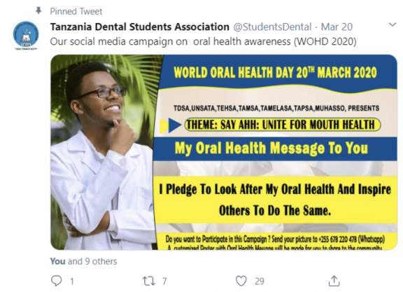 Tanzania Dental Students Association (TDSA)